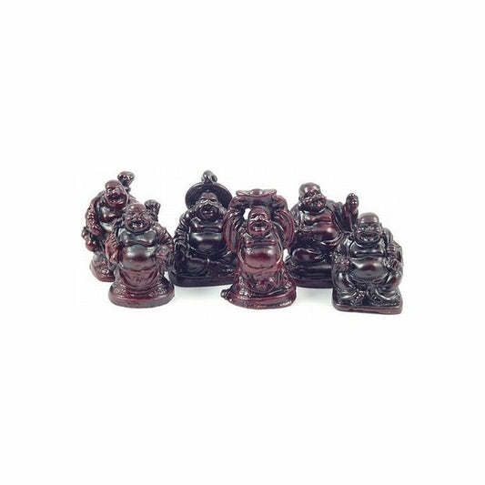 Chinese rode mini boeddha 3 cm