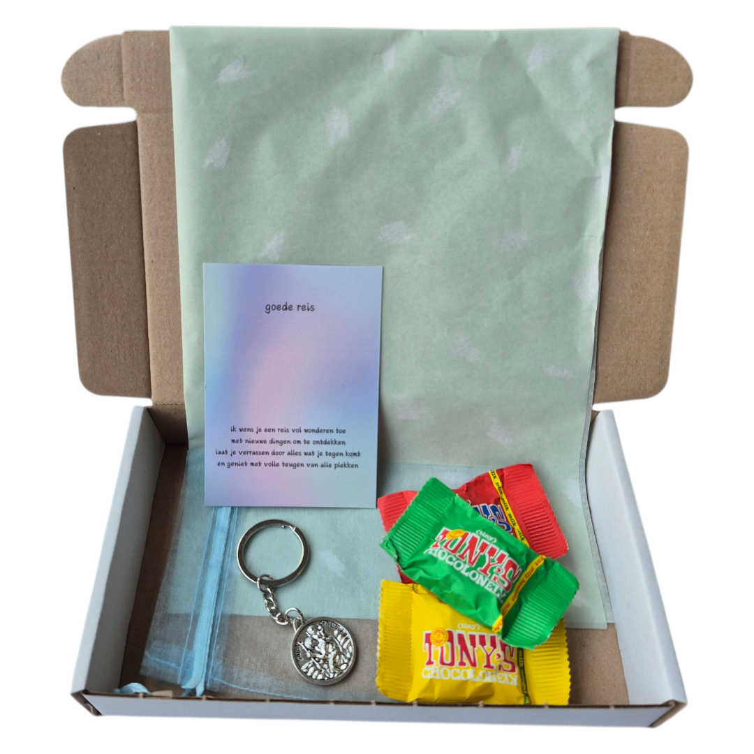 Brievenbus cadeau goede reis