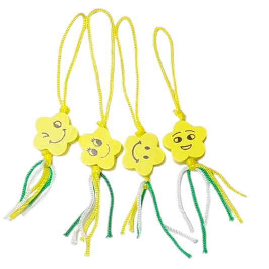 Gelukspoppetje Smiley Bloem
