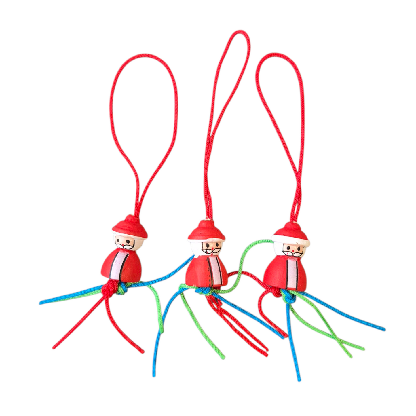 Gelukspoppetjes kerstmannetje 1,5 cm