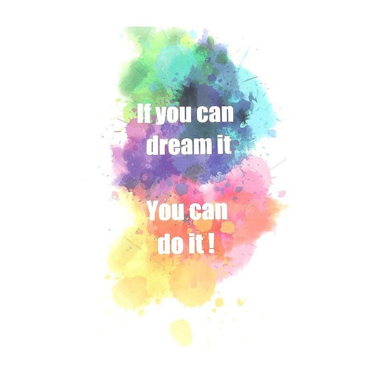 Postkaart 'If you can dream it, you can do it'