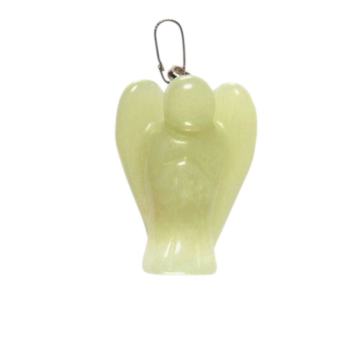 Jade engeltje 2 cm aan hanger