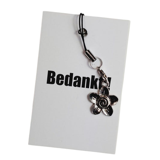 Bedankt kaartje met bloemetje
