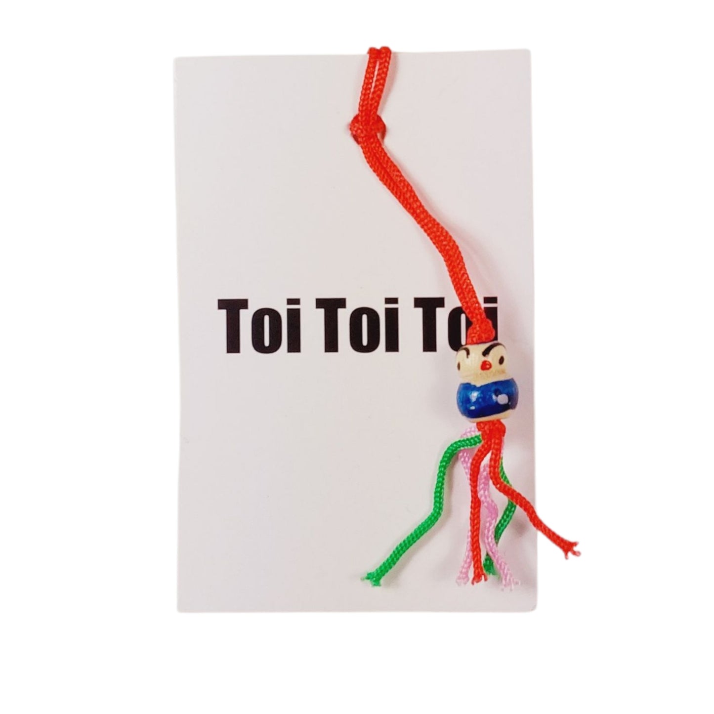 Toi Toi Toi kaartje met gelukspoppetje