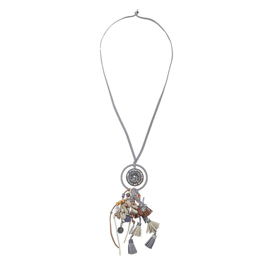 Grijze boeddha ketting