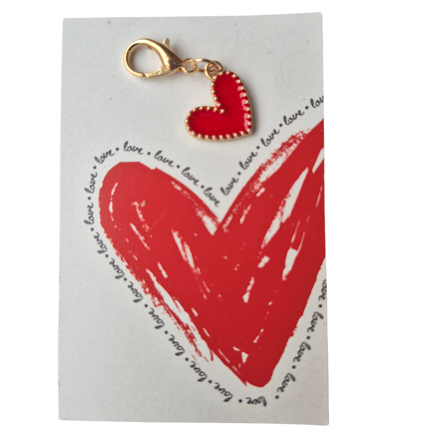 Love Kaartje met Rood Hartje – Liefdevol Cadeautje