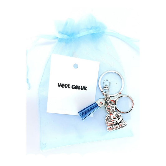 Sleutelhanger boeddha veel geluk