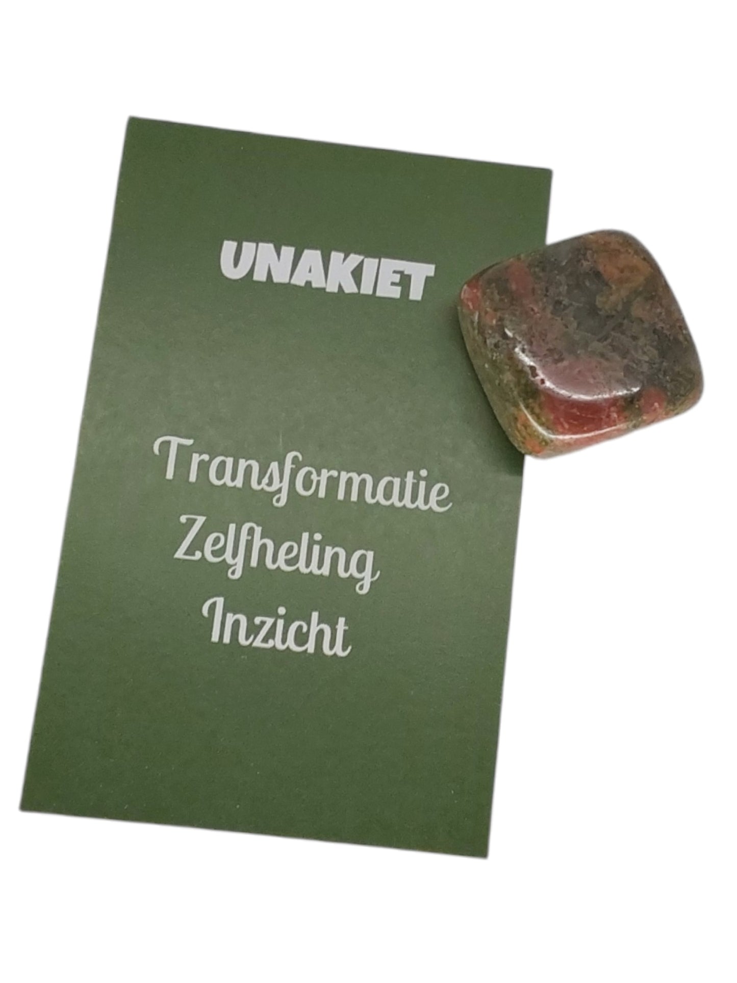 Kadozakje met een unakiet steen