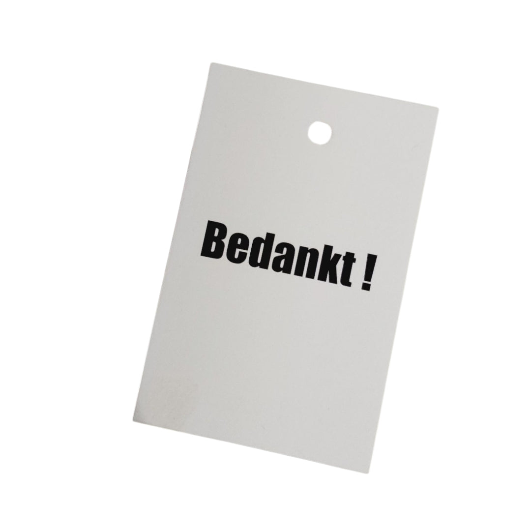 Bedankt kaartje
