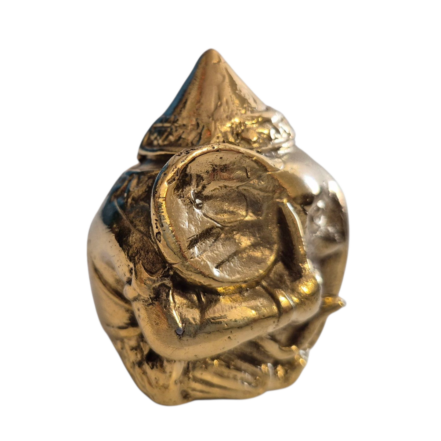 Zijkant Ganesha beeldje
