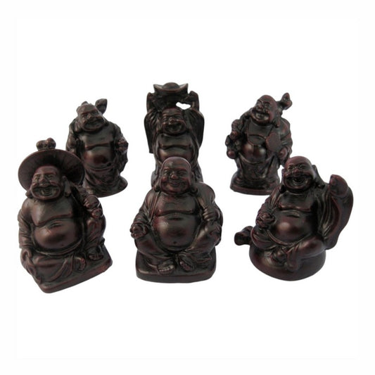 Mini boeddha rood 5 cm
