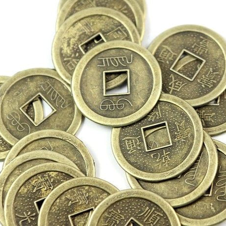 Chinese geluksmunt voor financieel geluk