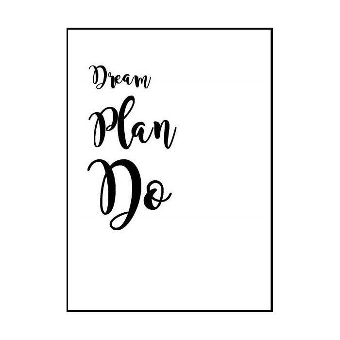 Kaart Dream, Plan, Do