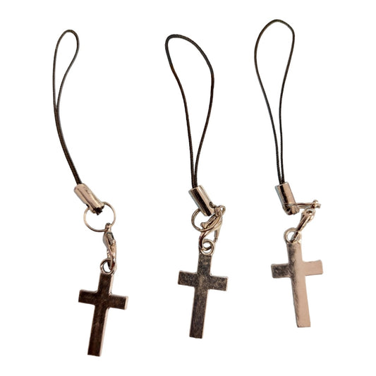 Hangertje met een klein kruisje 2 cm