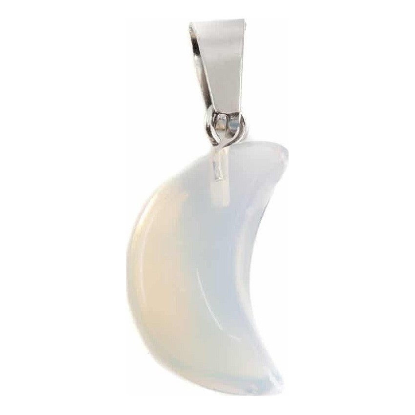 Hanger opaliet maantje 2 cm groot