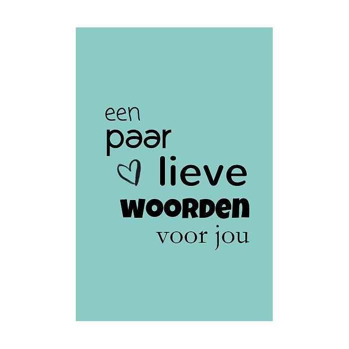 kaartje-een-paar-lieve-woorden