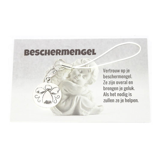 Beschermengel hangertje met kaartje