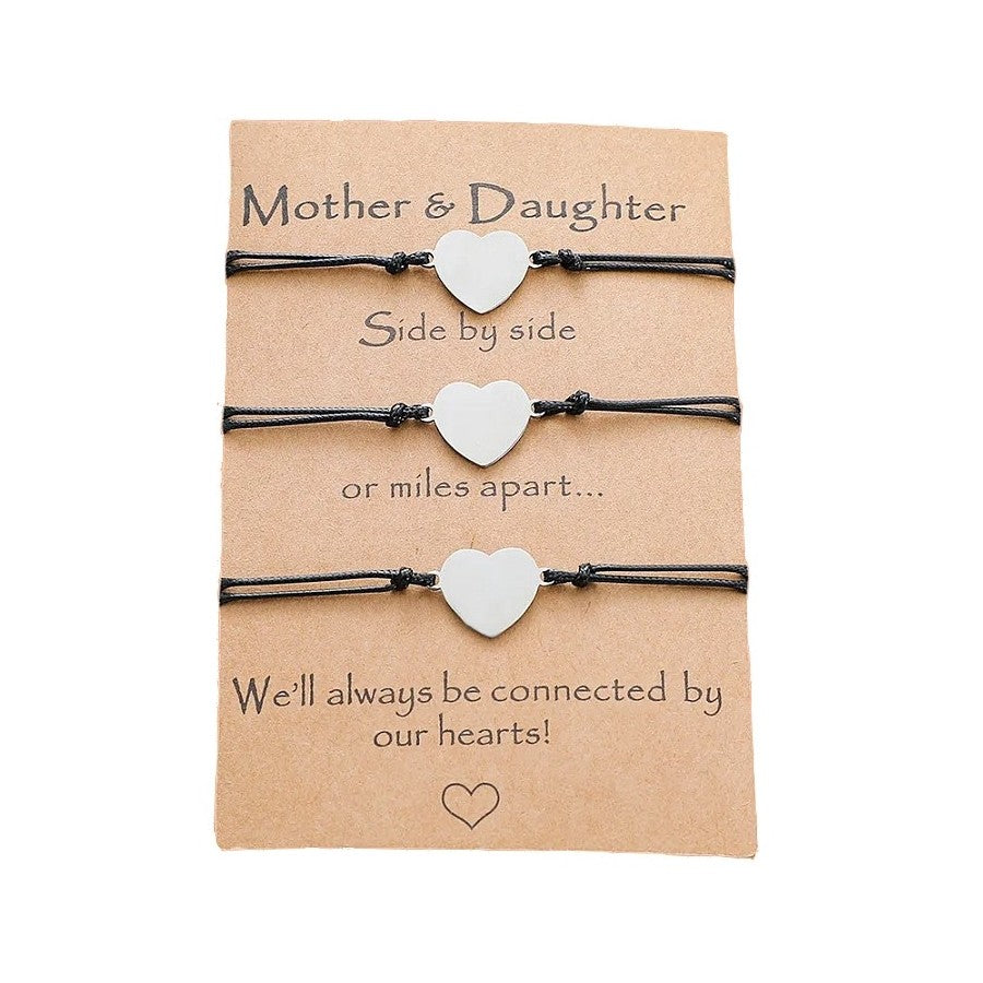 Setje van 3 armbandjes voor moeder en 2 dochters