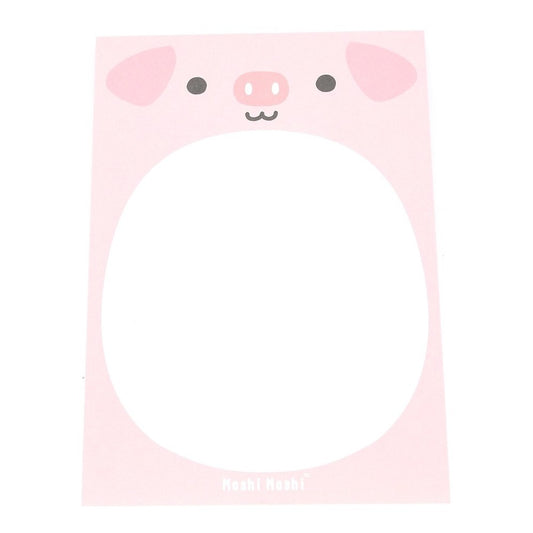 Notitieblokje met roze varkentje