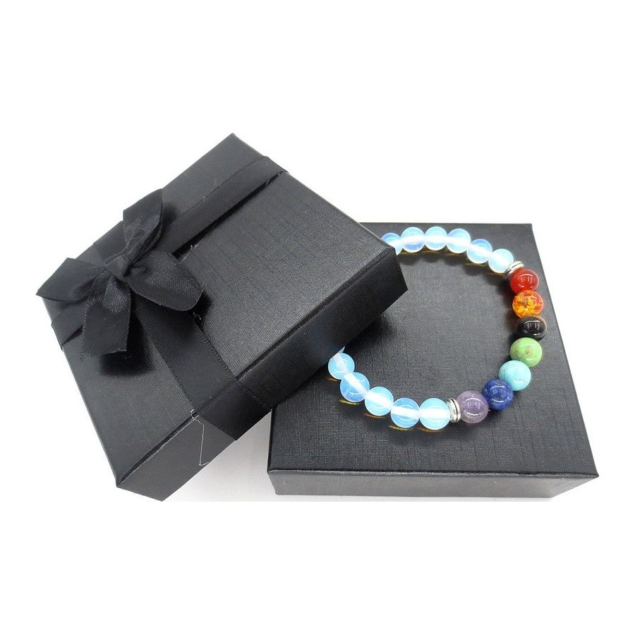 Opaliet armband met chakra kralen