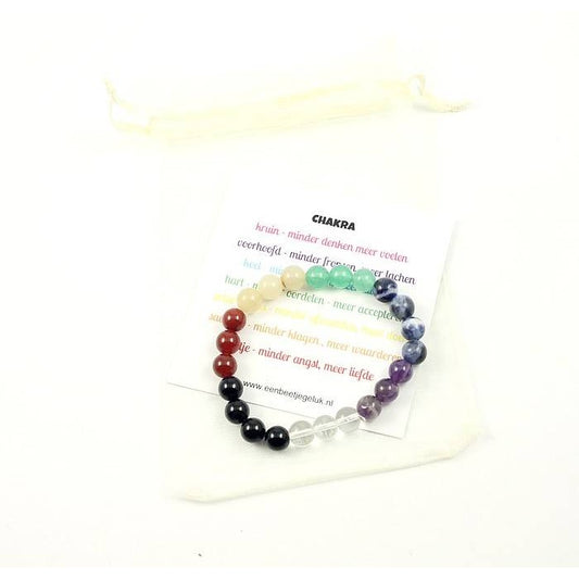 Chakra powerbead armband