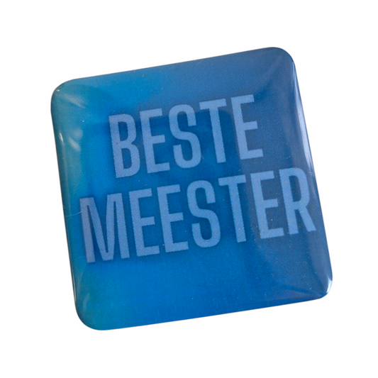 Magneet Beste Meester 5 x 5 cm