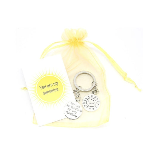 Sleutelhanger You Are My Sunshine met kadozakje