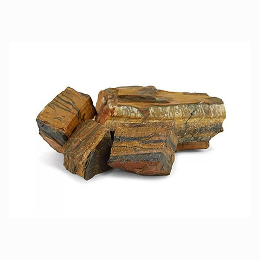 Ruwe tijgeroog steen 3 tot 5 cm groot
