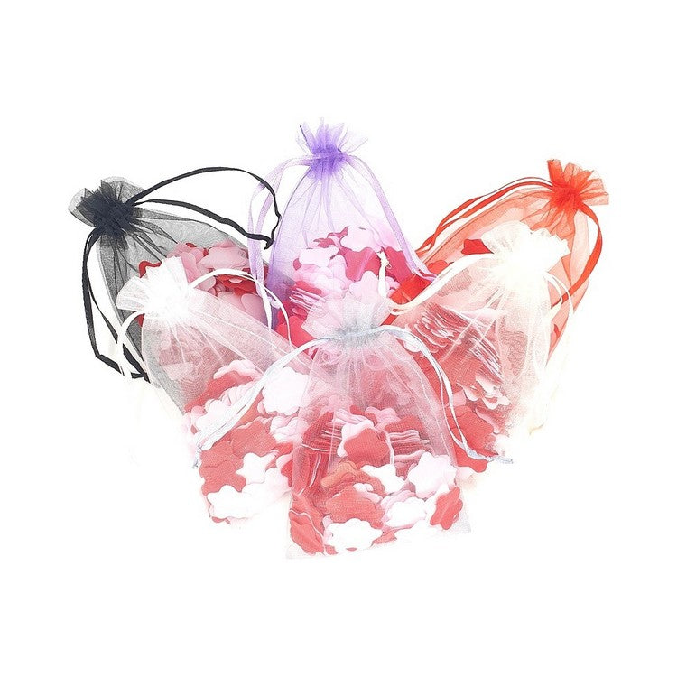 Organza zakje met zeepblaadjes