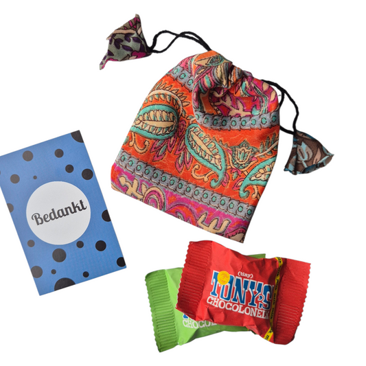 Bedankje met tony chocolonely