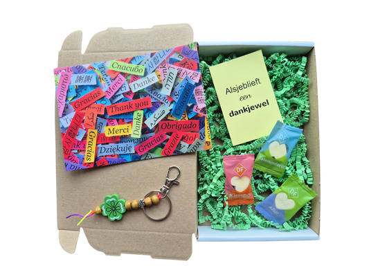 Brievenbus cadeau bedankje Thank you