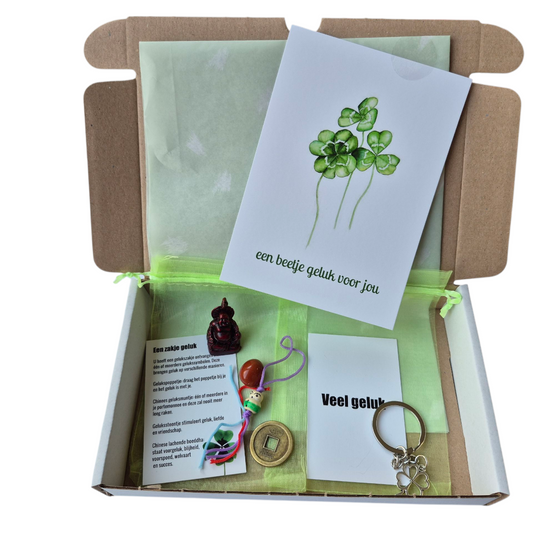Brievenbus cadeautje een beetje geluk voor jou