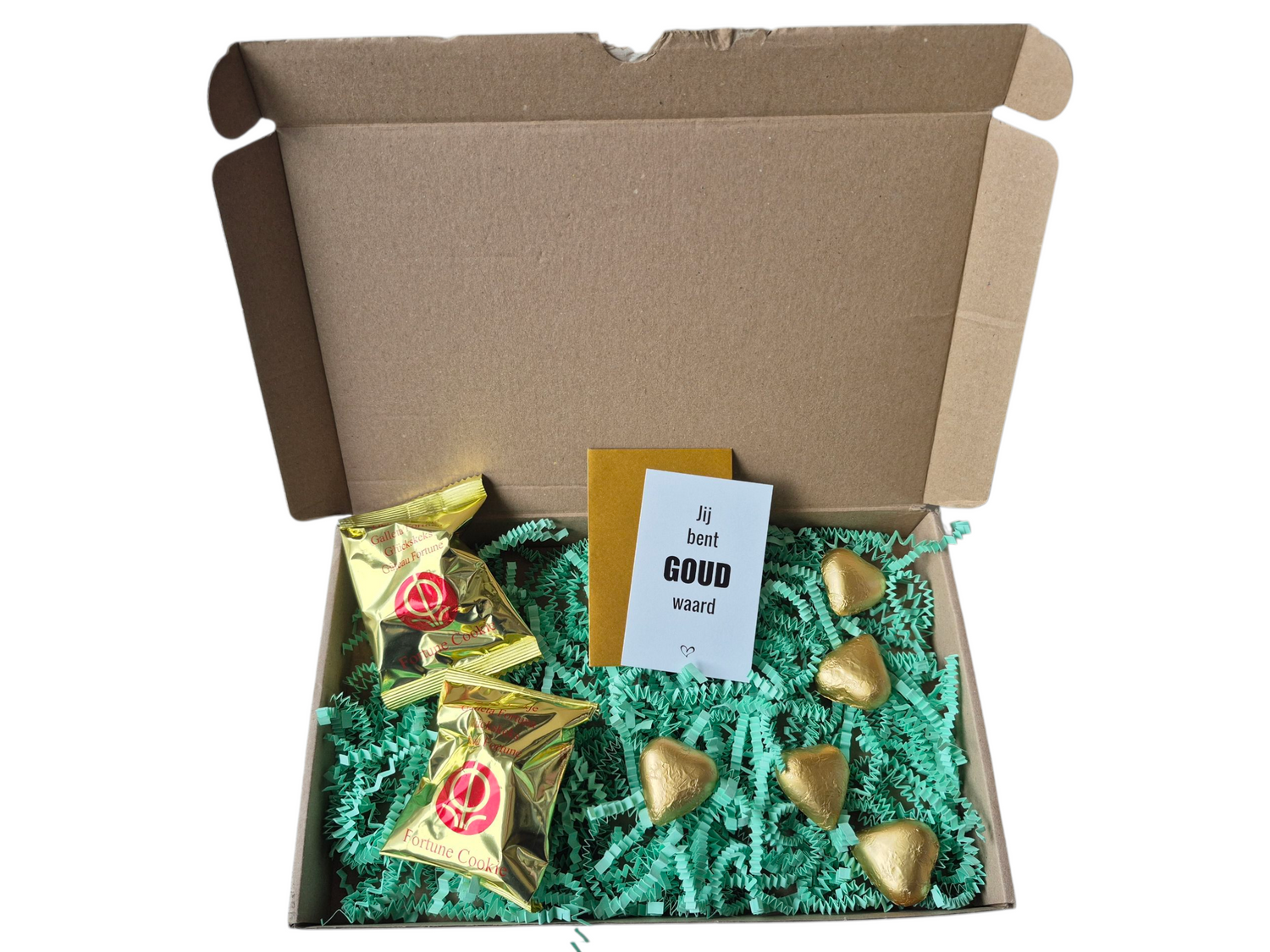 Brievenbus cadeautje jij bent goud waard