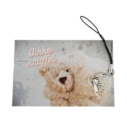 Kaartje dikke knuffel voor jou met bedel beertje