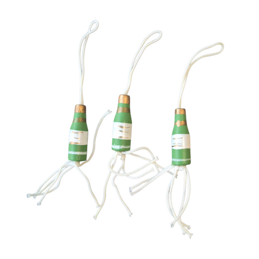 Gelukshangertje champagneflesje