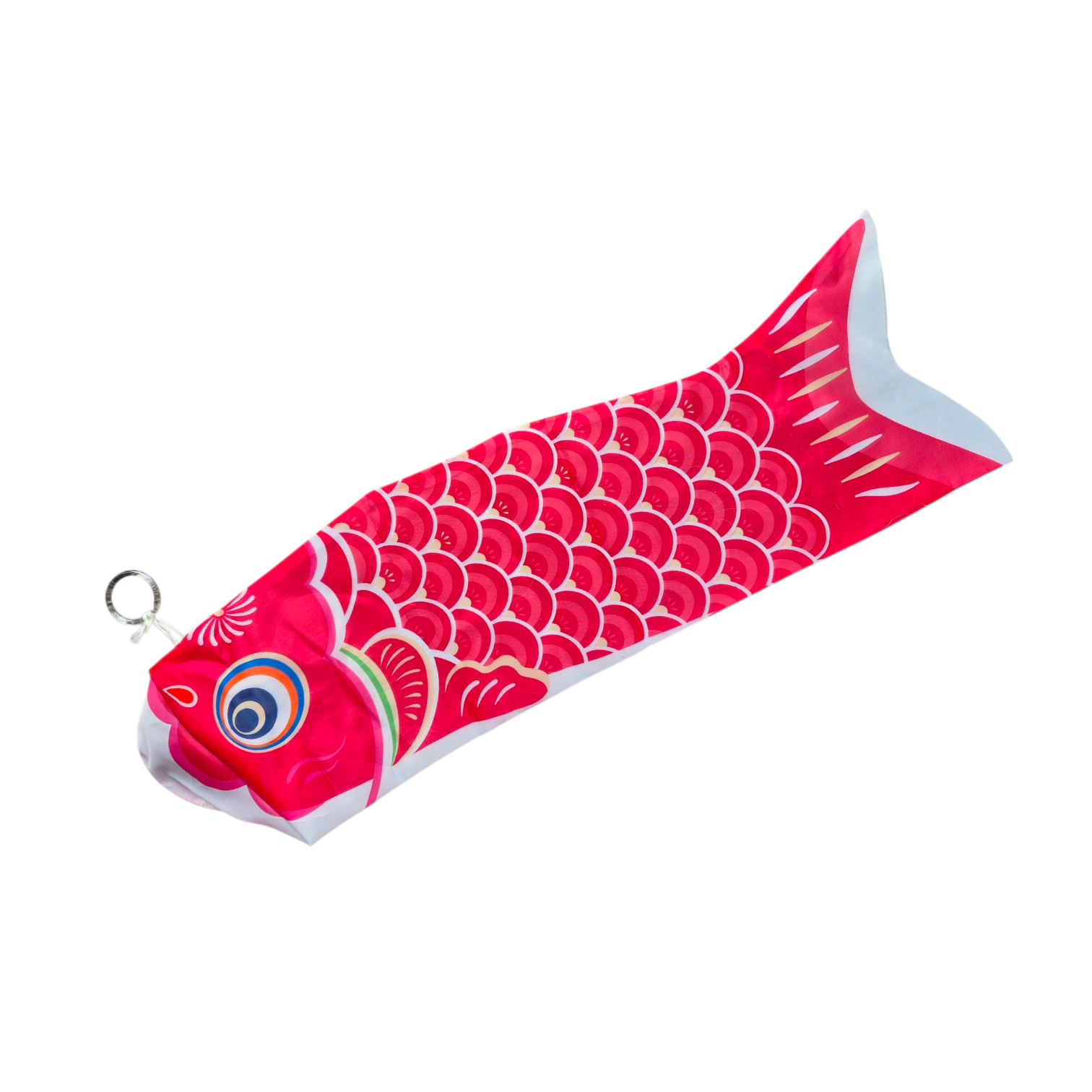 Japanse rode Koinobori vlag