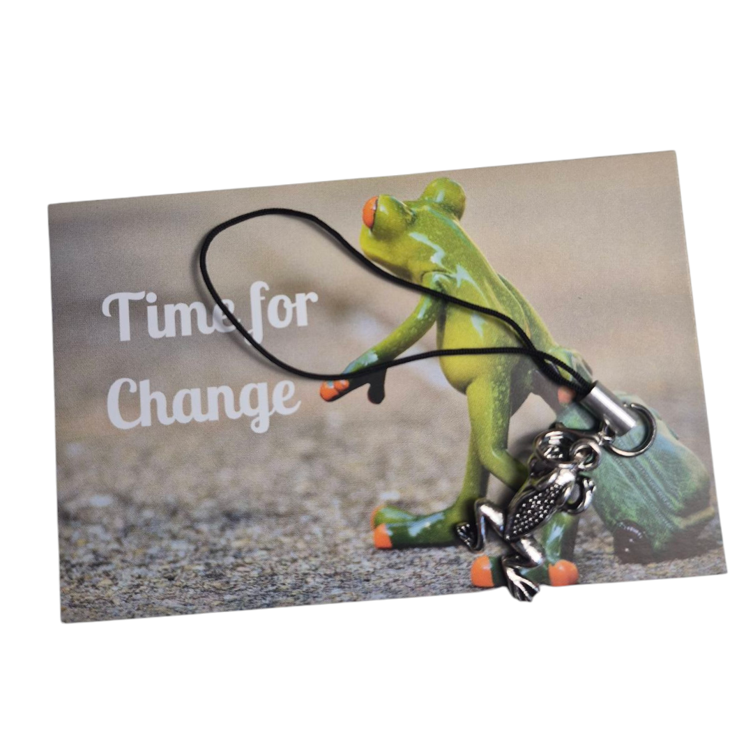 Kaartje Time for Change met kikkertje