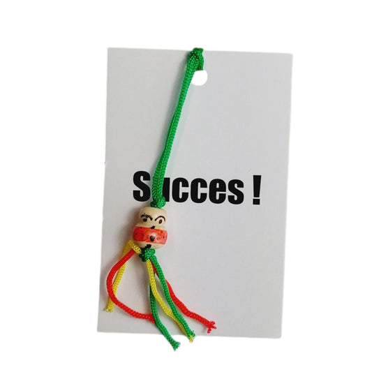 Kaartje succes met gelukspoppetje
