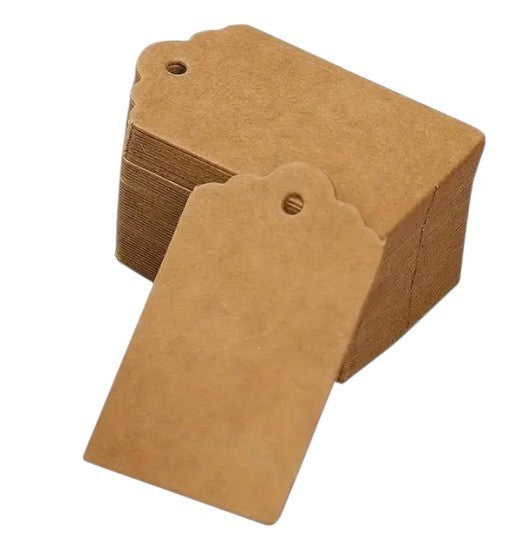 Mini kraft label 5 x 3 cm