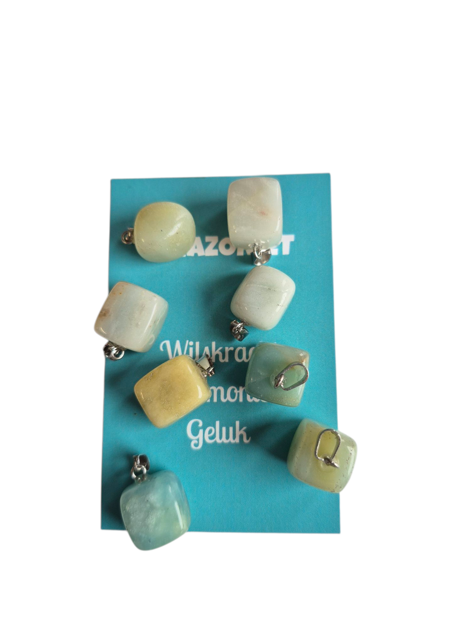 Kleuren amazoniet hangertjes
