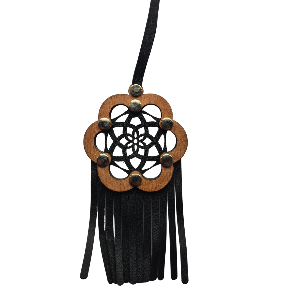 leren hanger mandala