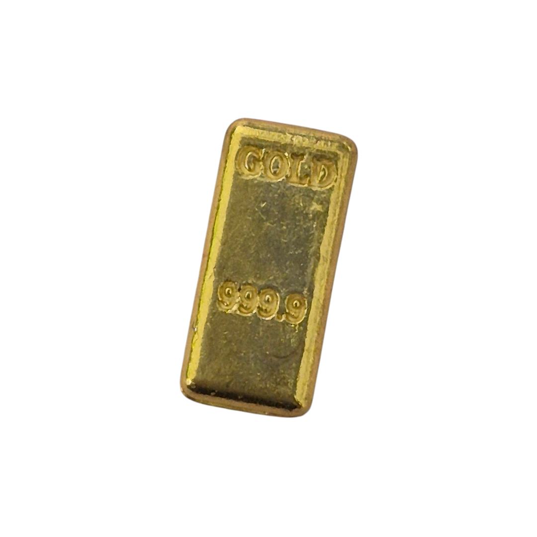 Mini goud staafje (nep)
