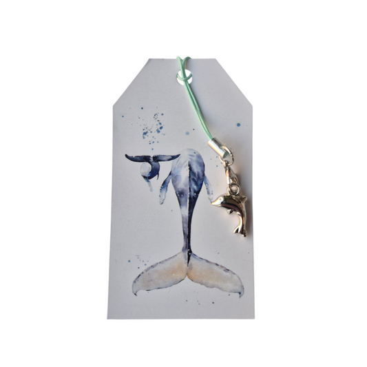 Oceaan kaartje met dolfijn