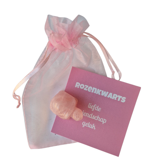 Schildpadje van rozenkwarts