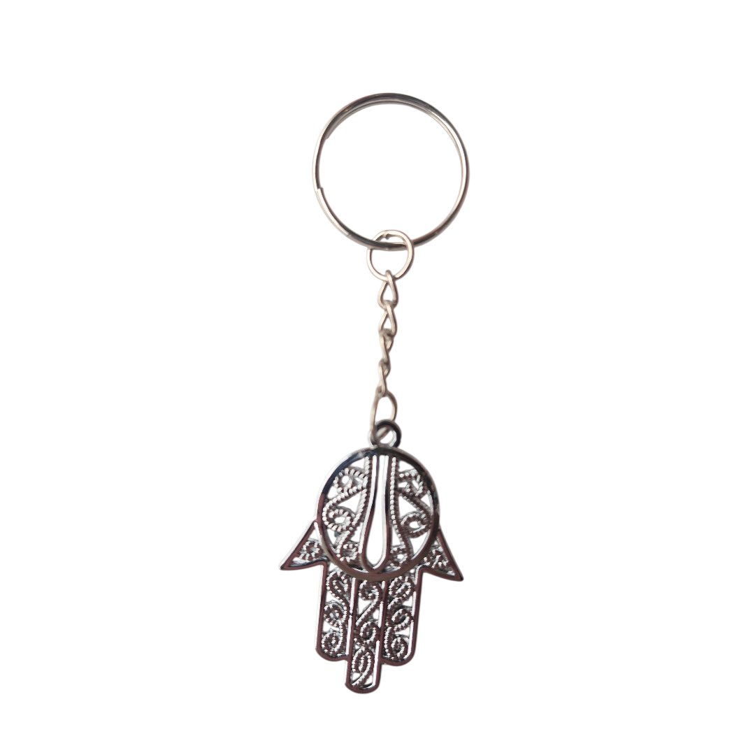 Sleutelhanger handje van hamsa