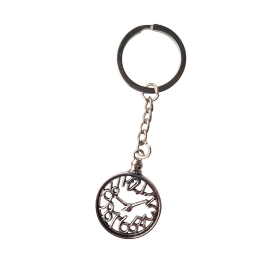 Sleutelhanger klok 3 cm