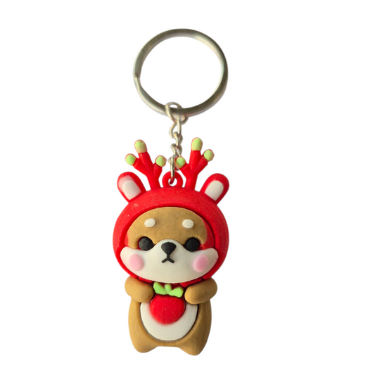 Sleutelhanger met Shiba hond