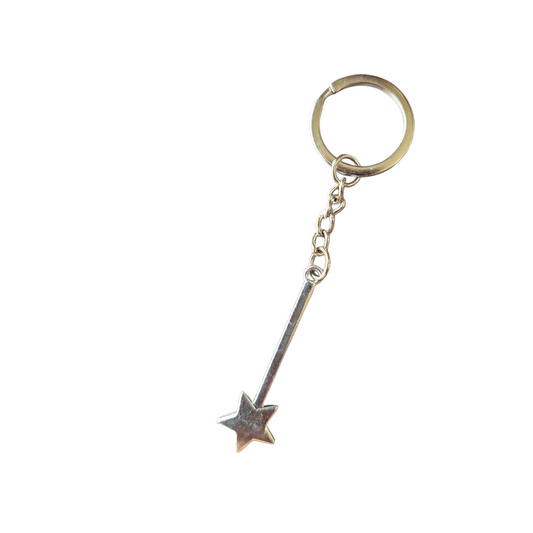 Sleutelhanger met een toverstafje
