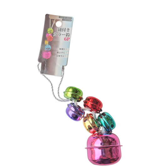 Sleutelhanger met gekleurde belletjes