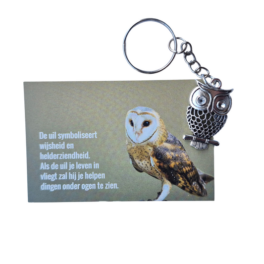 Sleutelhanger uil